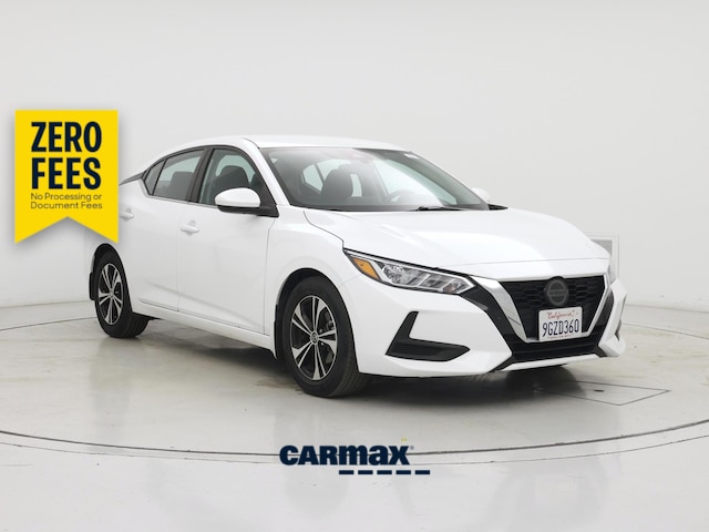 White 2023 Nissan Sentra Sedan Front-Wheel Drive Automatic