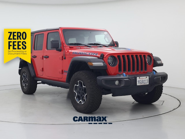 Red 2023 Jeep Wrangler 4xe SUV / Crossover Four-Wheel Drive Automatic