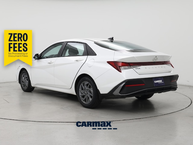 White 2024 Hyundai Elantra Sedan Front-Wheel Drive Automatic
