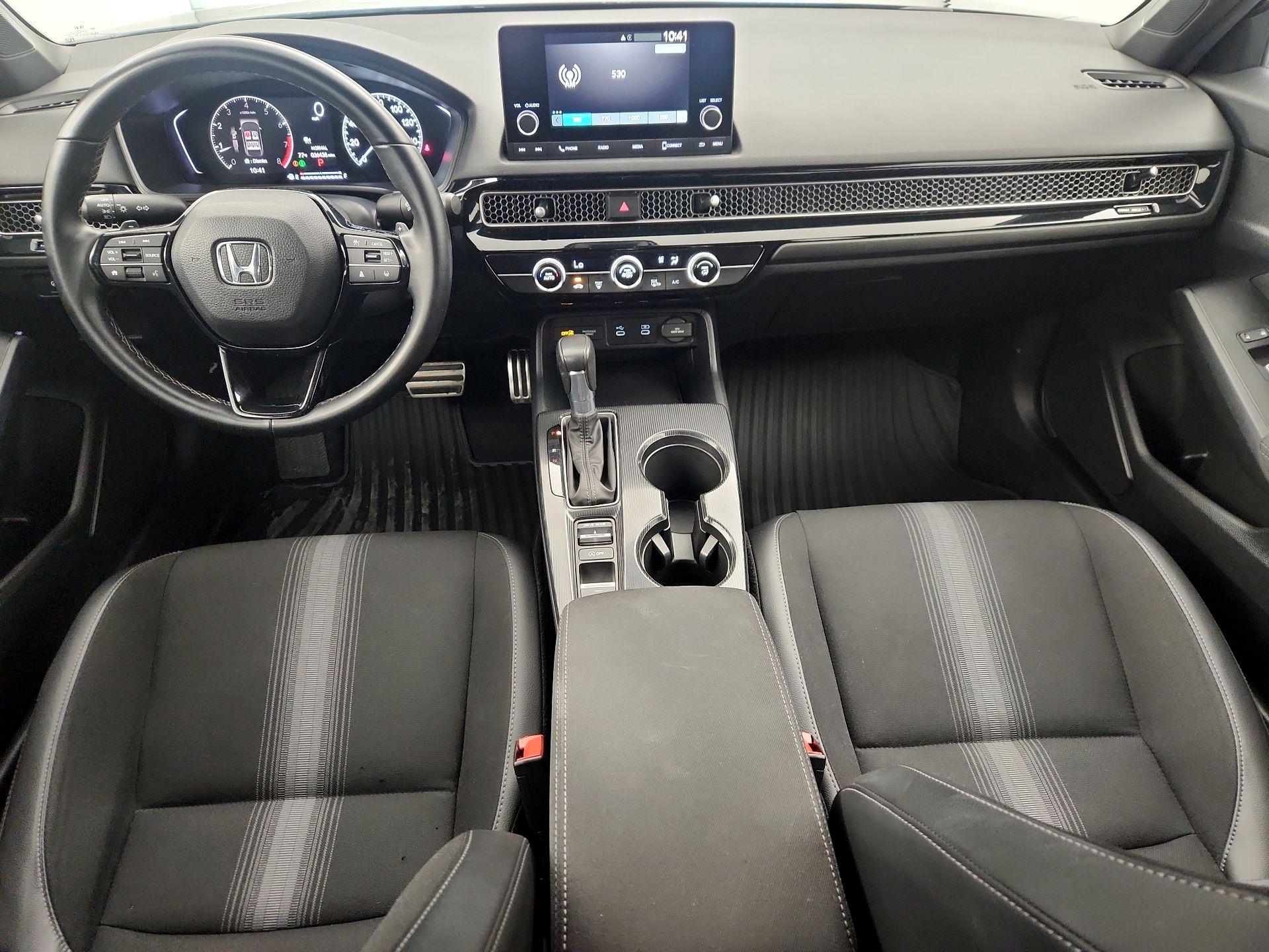 Black 2025 Honda Civic Sedan Front-Wheel Drive Automatic