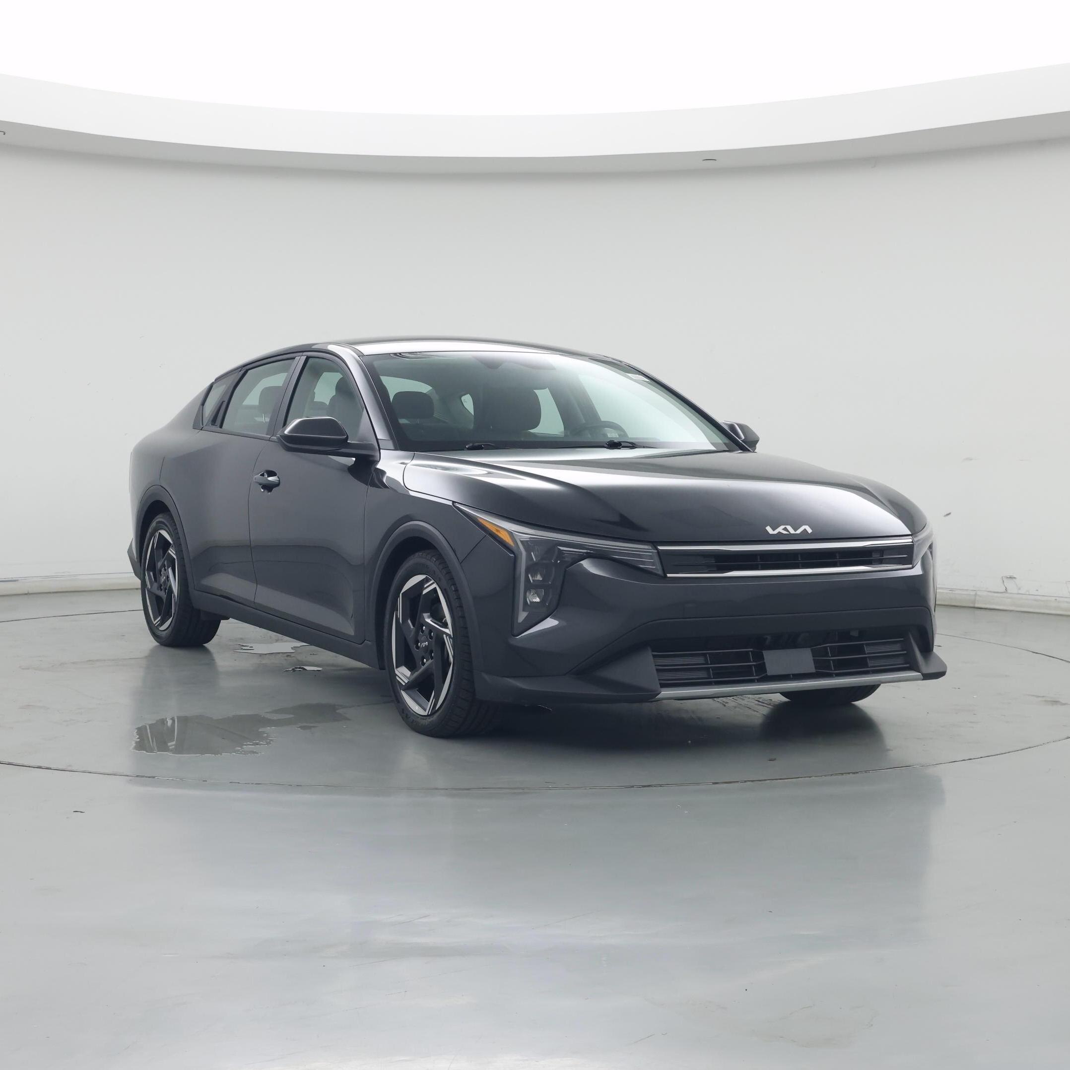 Gray 2025 Kia K4 Sedan Front-Wheel Drive Automatic