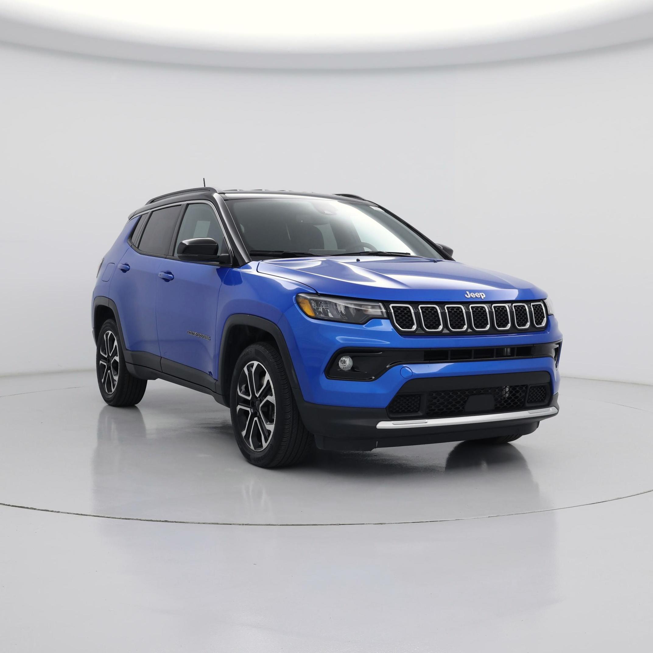 Blue 2023 Jeep Compass SUV / Crossover Four-Wheel Drive Automatic