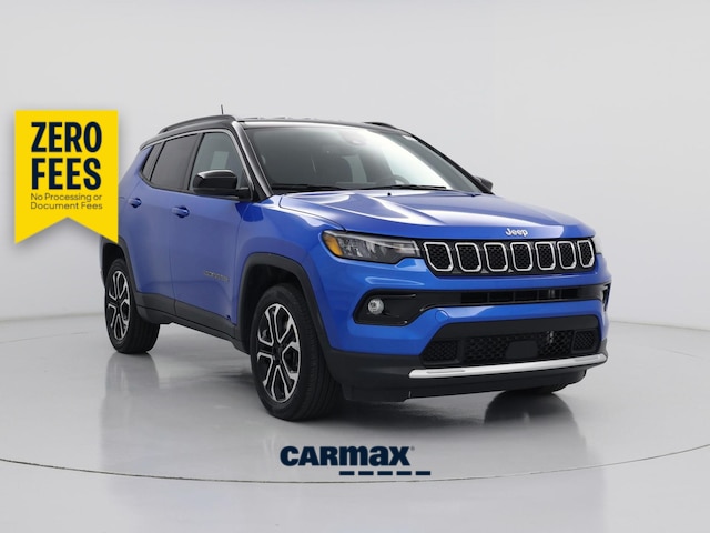 Blue 2023 Jeep Compass SUV / Crossover Four-Wheel Drive Automatic