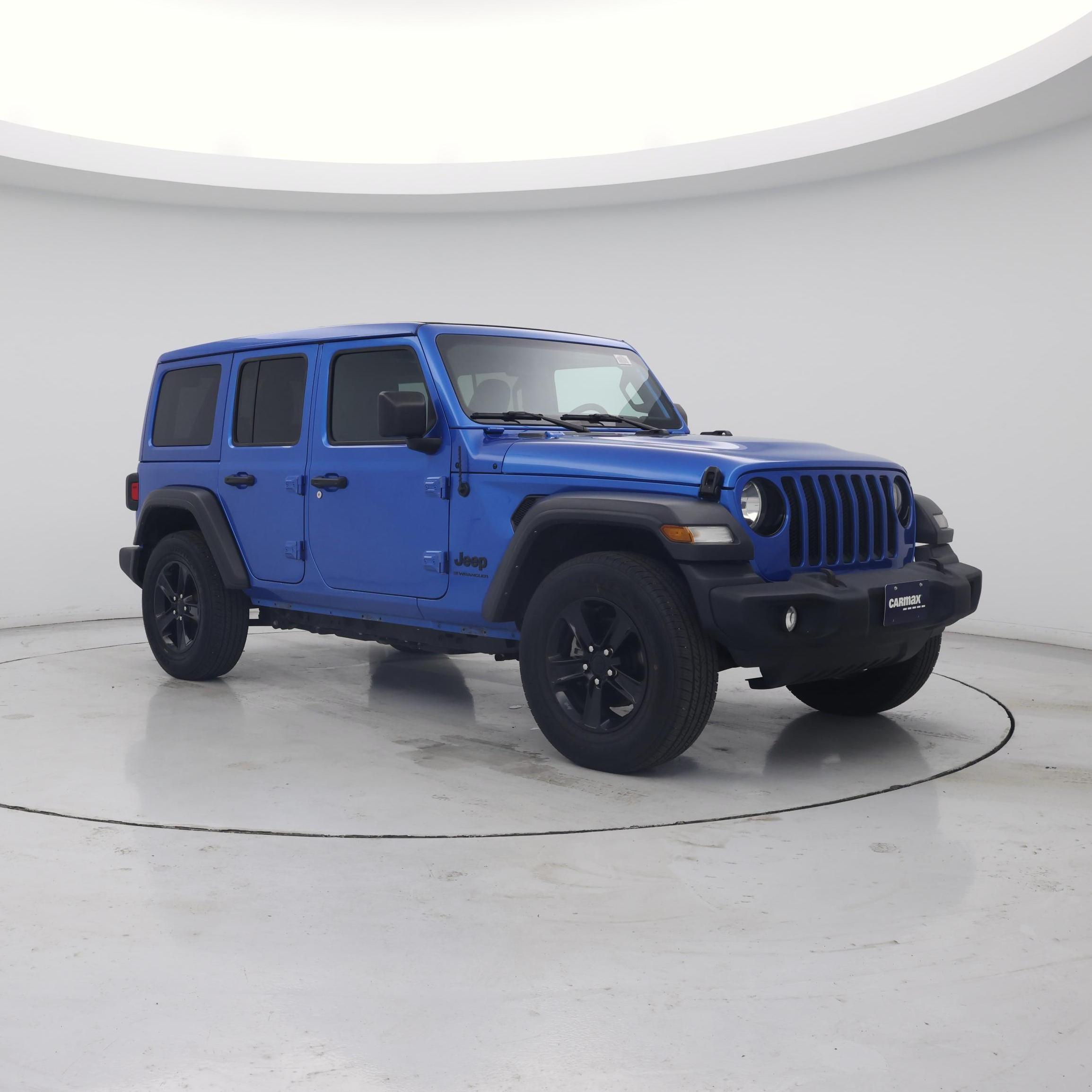 Blue 2023 Jeep Wrangler SUV / Crossover Four-Wheel Drive Automatic