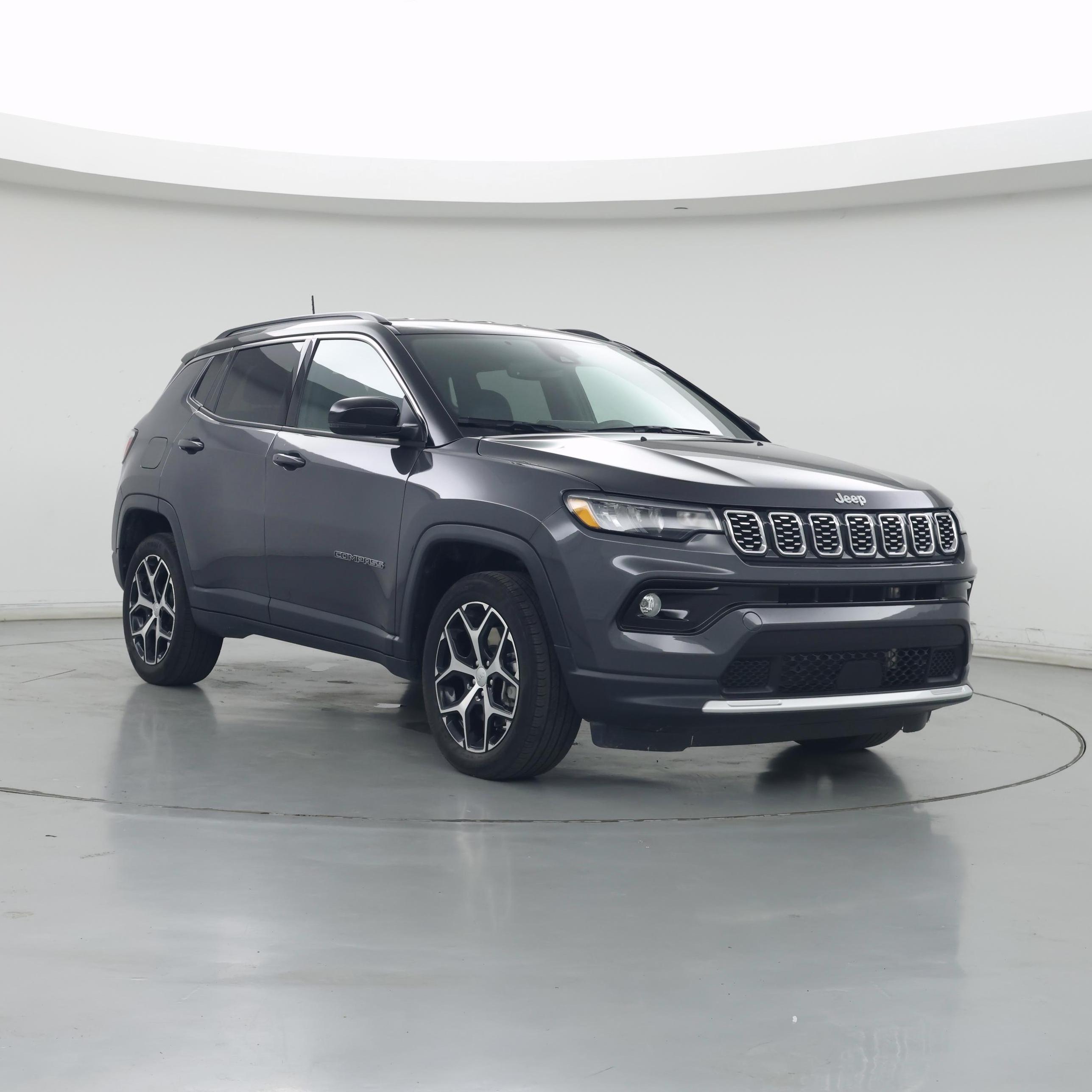 Gray 2024 Jeep Compass SUV / Crossover Four-Wheel Drive Automatic