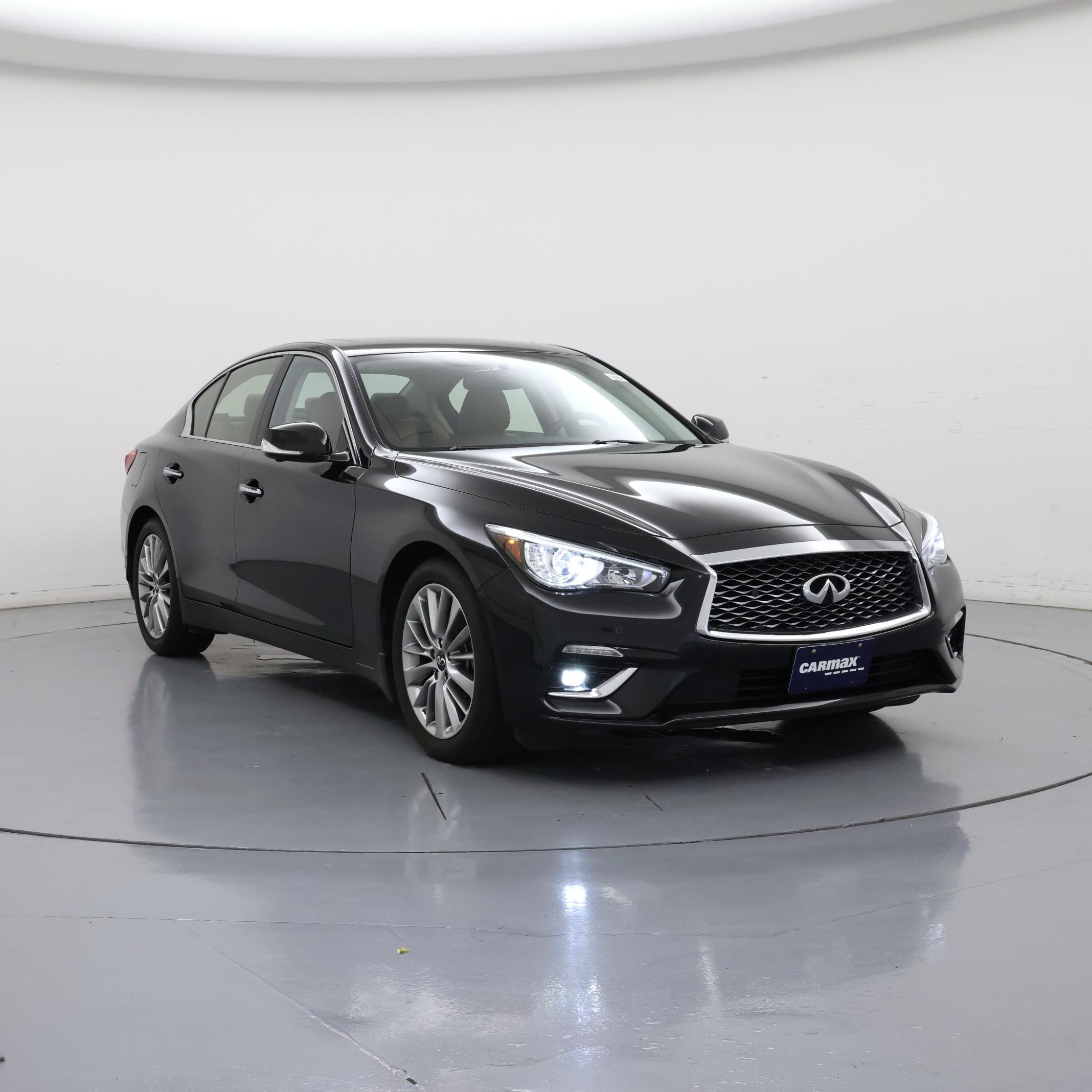 Black 2023 INFINITI Q50 Sedan All-Wheel Drive Automatic