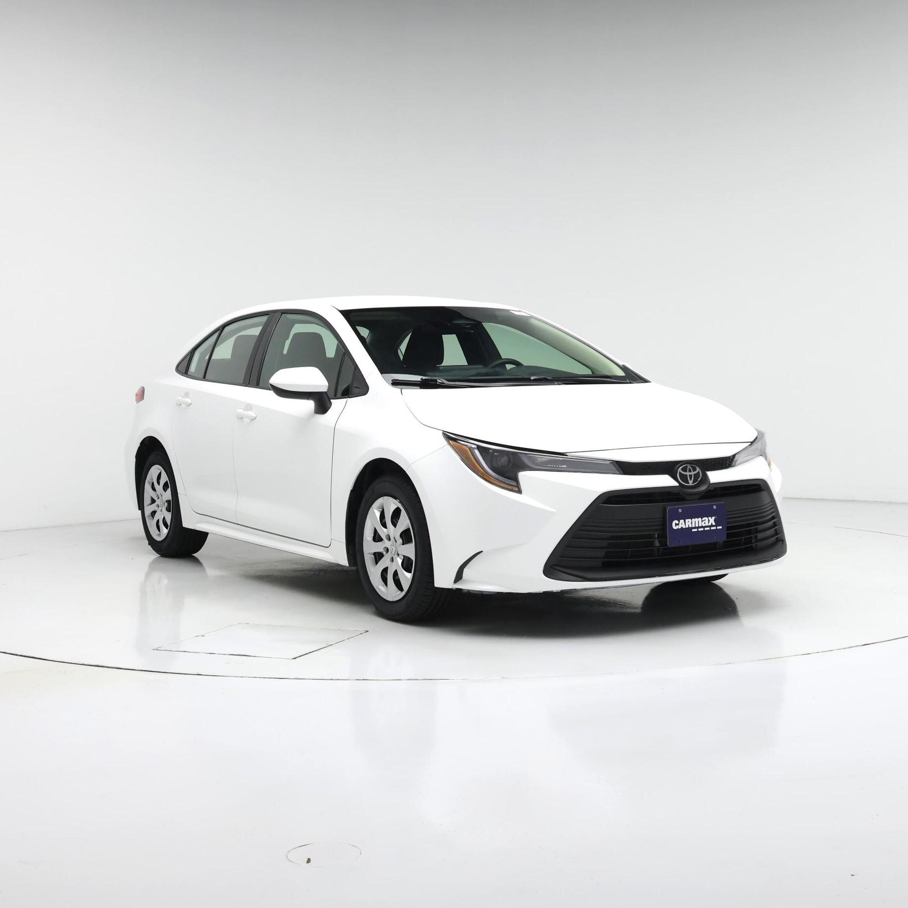 White 2025 Toyota Corolla Sedan Front-Wheel Drive Automatic