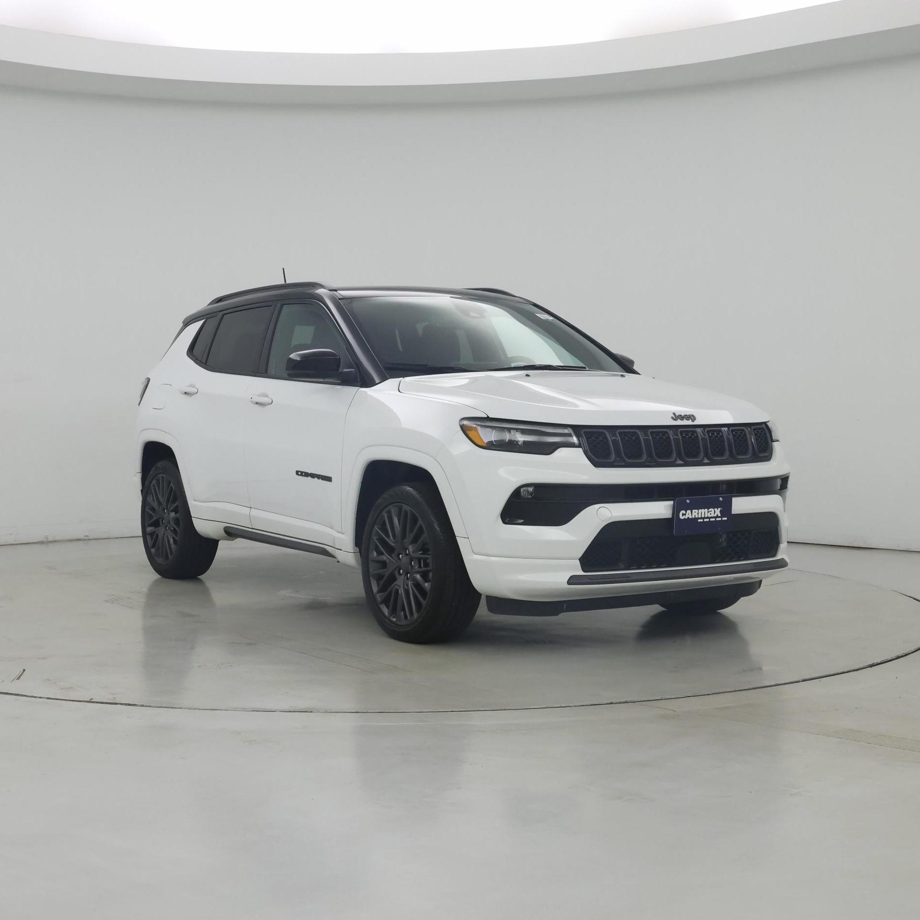 White 2023 Jeep Compass SUV / Crossover Four-Wheel Drive Automatic