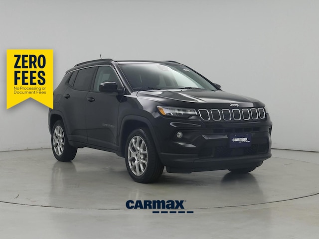 Black 2022 Jeep Compass SUV / Crossover Four-Wheel Drive Automatic