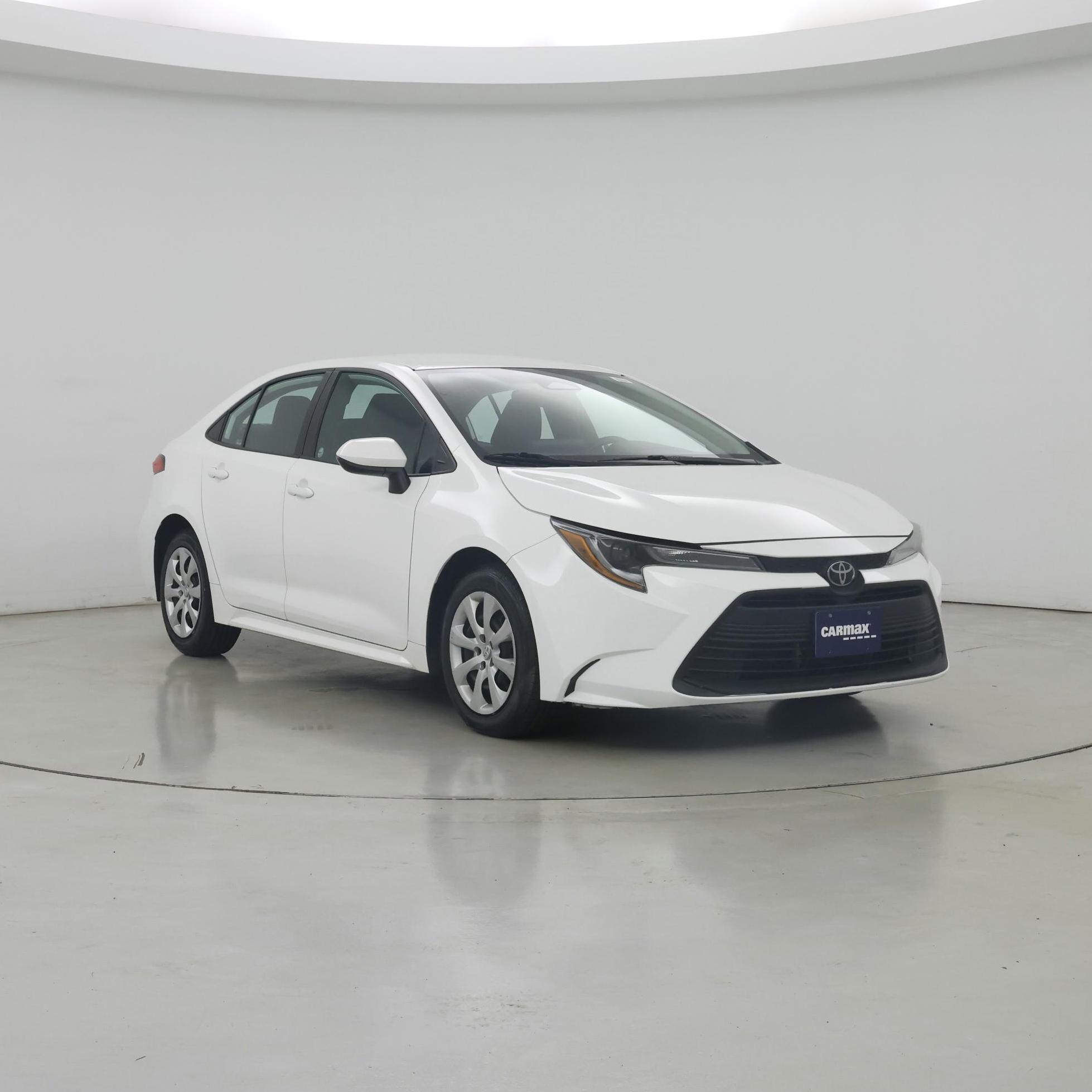 White 2025 Toyota Corolla Sedan Front-Wheel Drive Automatic