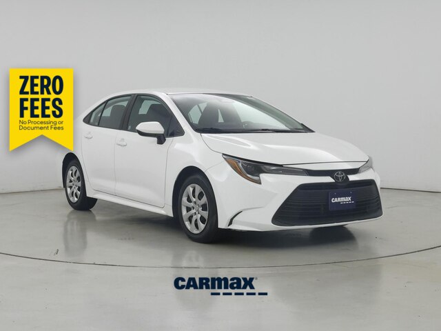 White 2025 Toyota Corolla Sedan Front-Wheel Drive Automatic