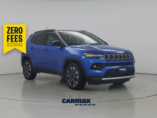 Blue 2023 Jeep Compass SUV / Crossover Four-Wheel Drive Automatic