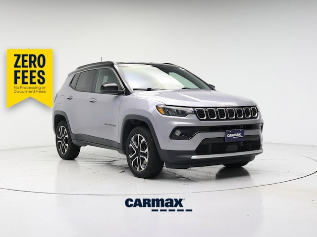 Silver 2023 Jeep Compass SUV / Crossover Four-Wheel Drive Automatic