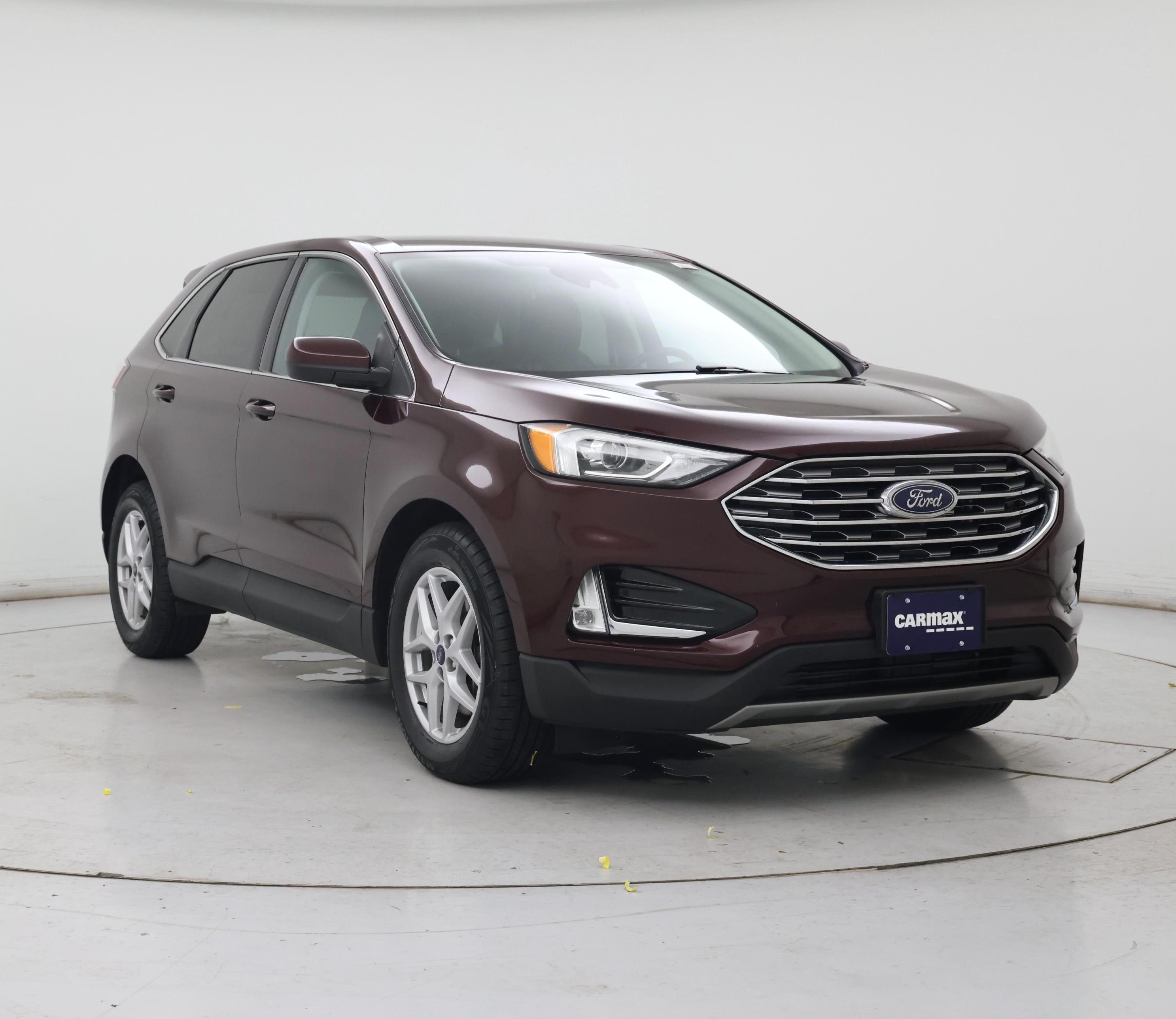 Red (Burgundy) 2021 Ford Edge SUV / Crossover All-Wheel Drive Automatic