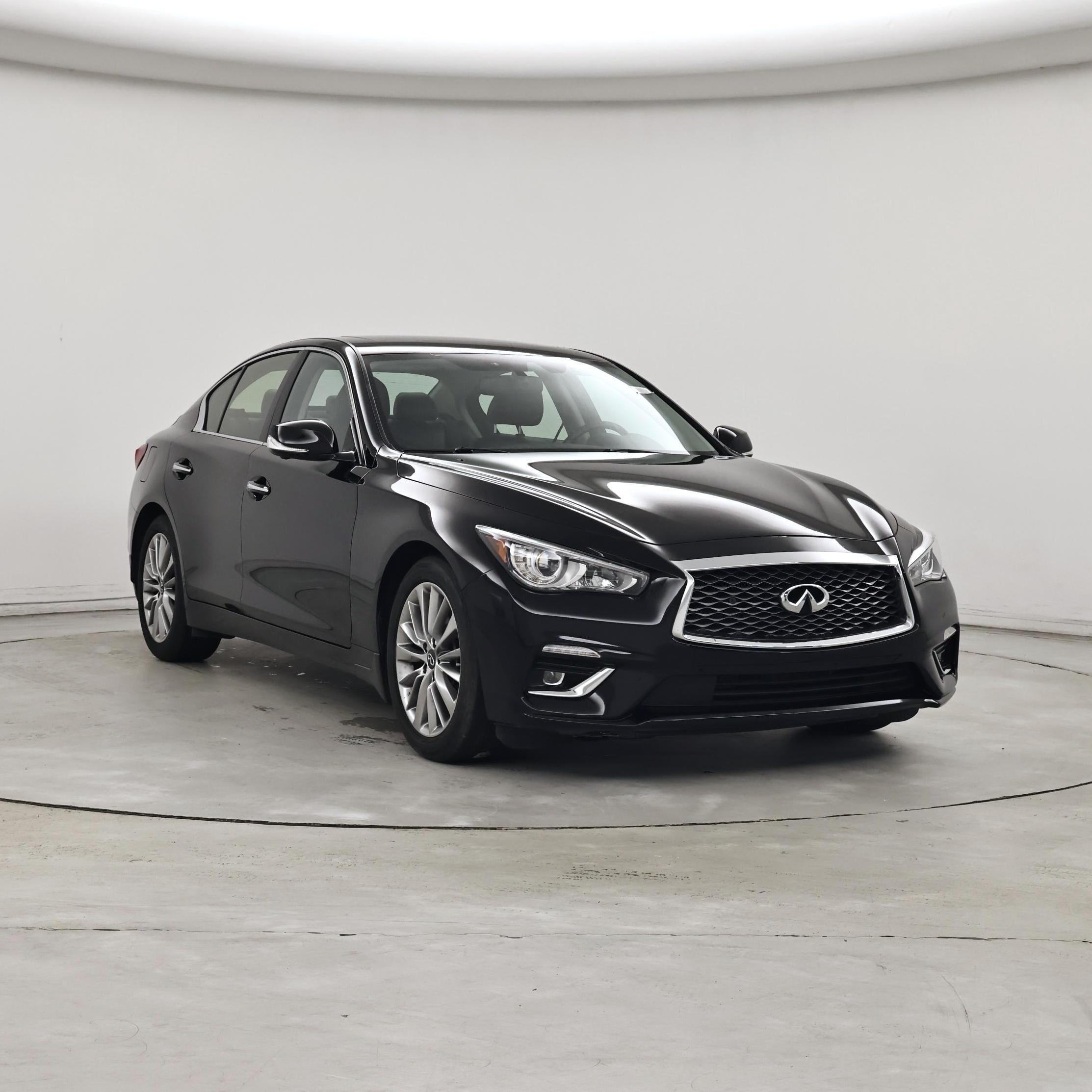 Black 2024 INFINITI Q50 Sedan All-Wheel Drive Automatic