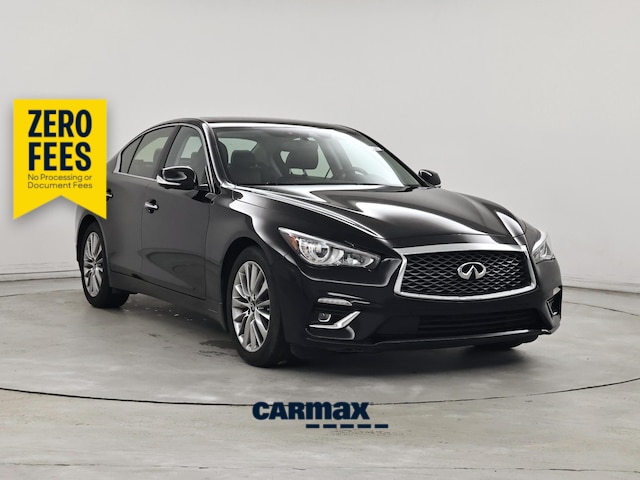 Black 2024 INFINITI Q50 Sedan All-Wheel Drive Automatic