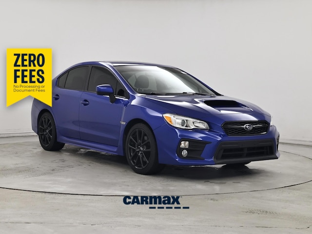 Blue 2021 Subaru WRX Sedan All-Wheel Drive Manual