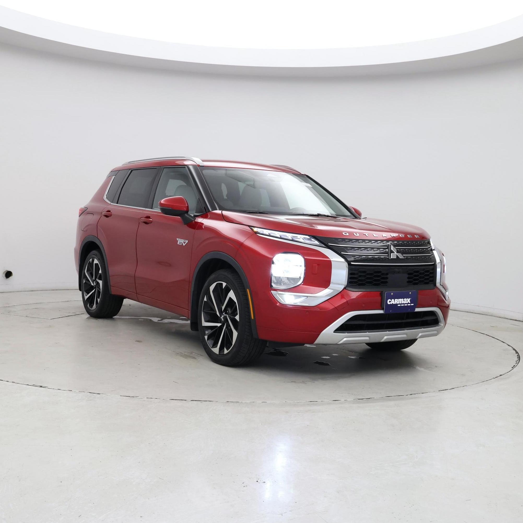Red 2023 Mitsubishi Outlander Hybrid Plug-in SUV / Crossover All-Wheel Drive Automatic