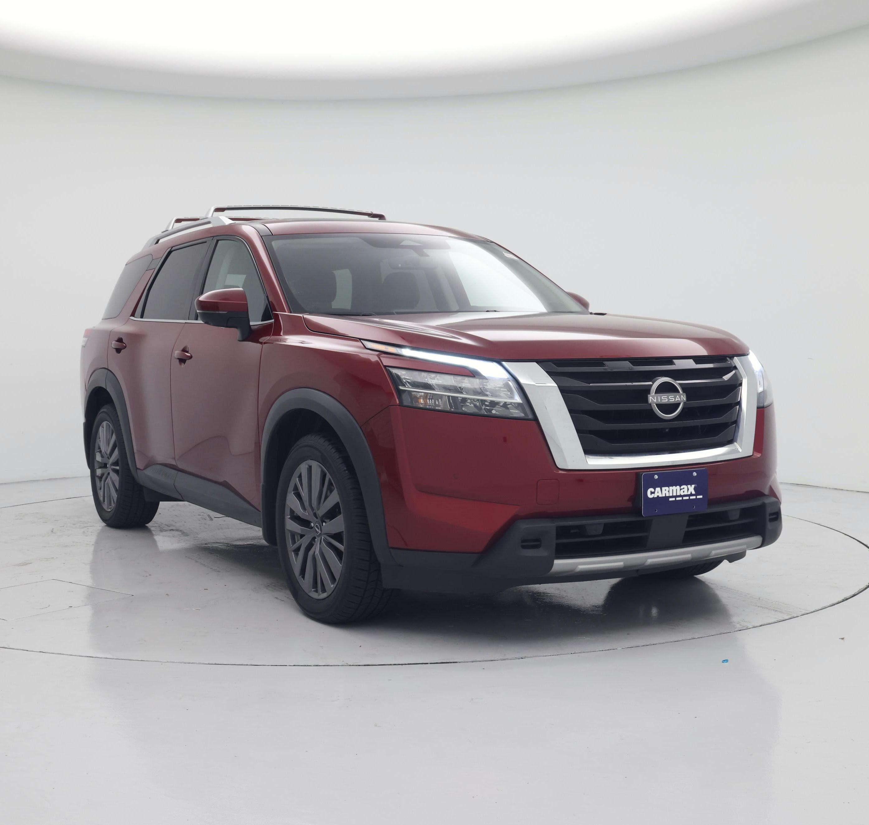 Red (Burgundy) 2023 Nissan Pathfinder SUV / Crossover All-Wheel Drive Automatic
