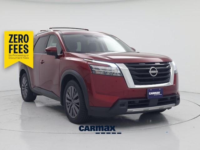 Red (Burgundy) 2023 Nissan Pathfinder SUV / Crossover All-Wheel Drive Automatic