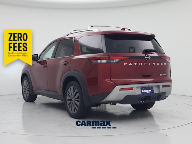 Red (Burgundy) 2023 Nissan Pathfinder SUV / Crossover All-Wheel Drive Automatic