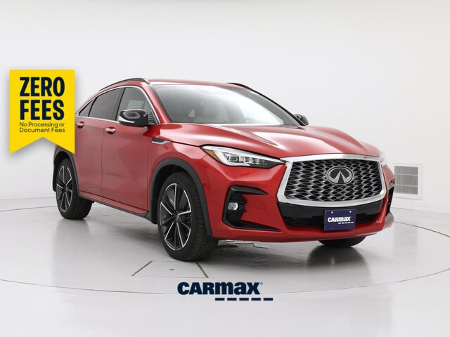 Red 2023 INFINITI QX55 SUV / Crossover All-Wheel Drive Automatic