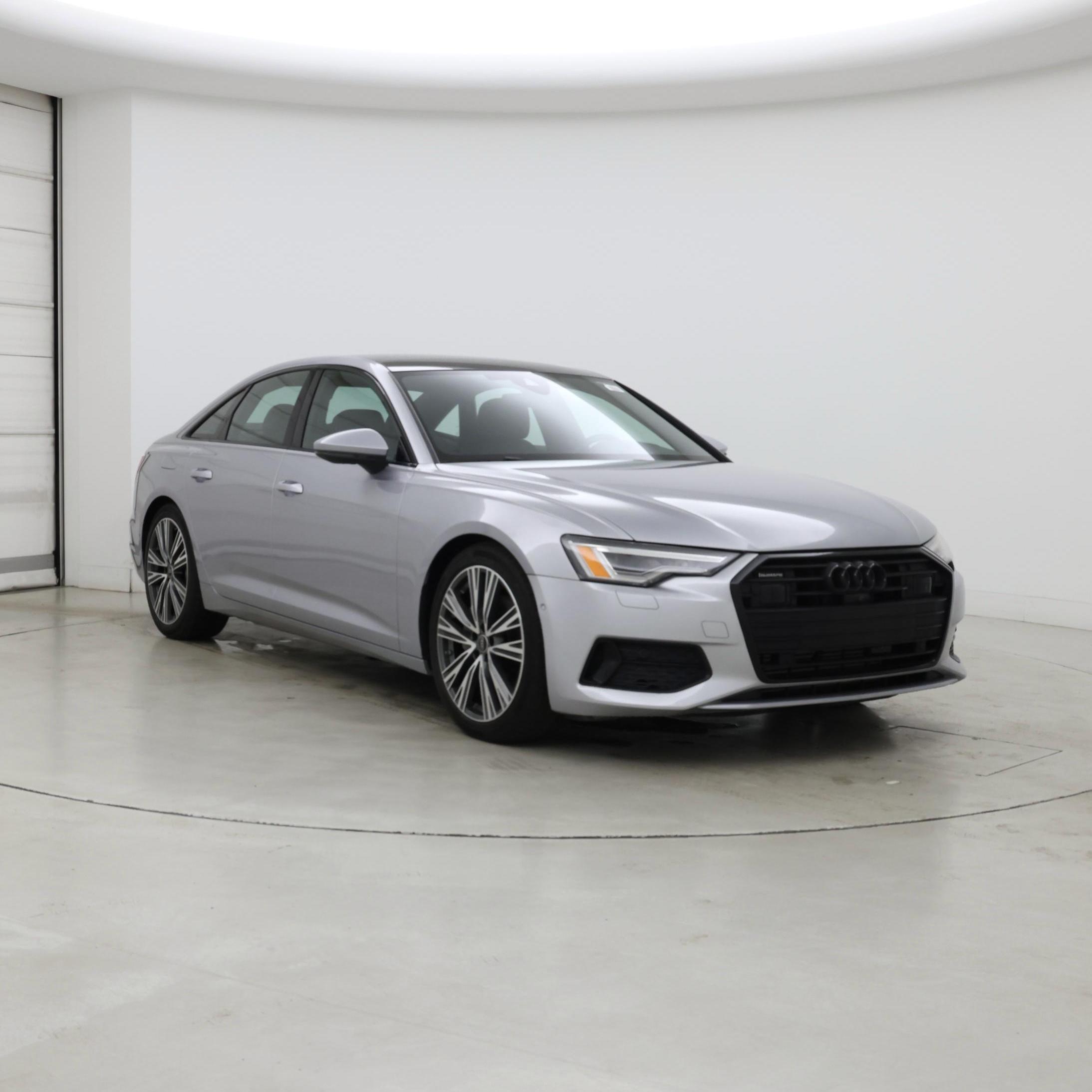 Silver 2023 Audi A6 Sedan All-Wheel Drive Automatic