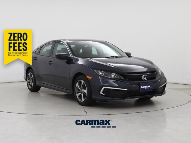 Blue 2020 Honda Civic Sedan Front-Wheel Drive Automatic