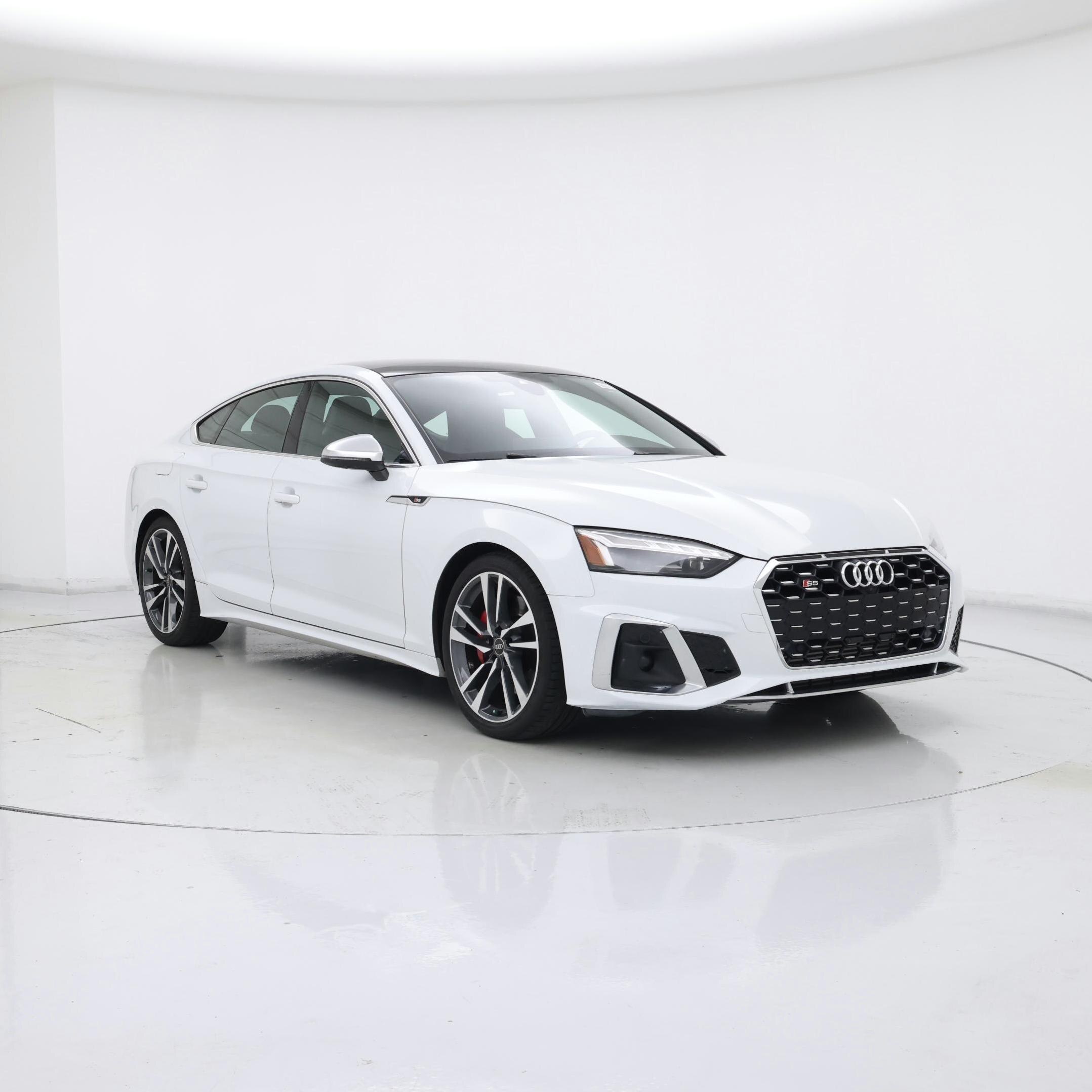 White 2023 Audi S5 Sportback Sedan All-Wheel Drive Automatic