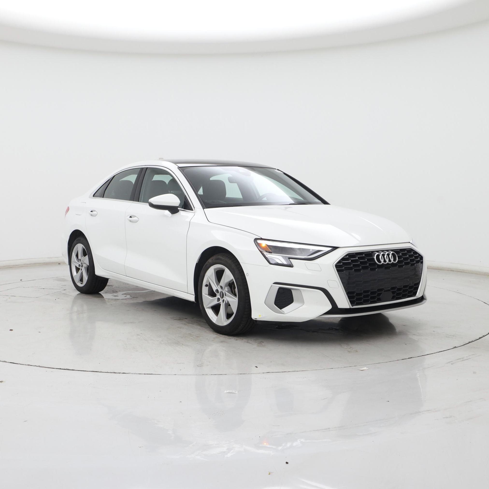 White 2023 Audi A3 Sedan Front-Wheel Drive Automatic
