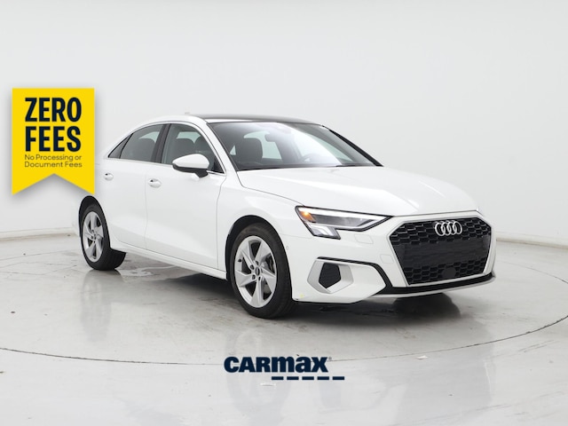 White 2023 Audi A3 Sedan Front-Wheel Drive Automatic