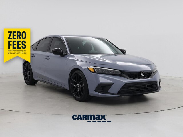 Gray 2024 Honda Civic Hatchback Hatchback Front-Wheel Drive Automatic