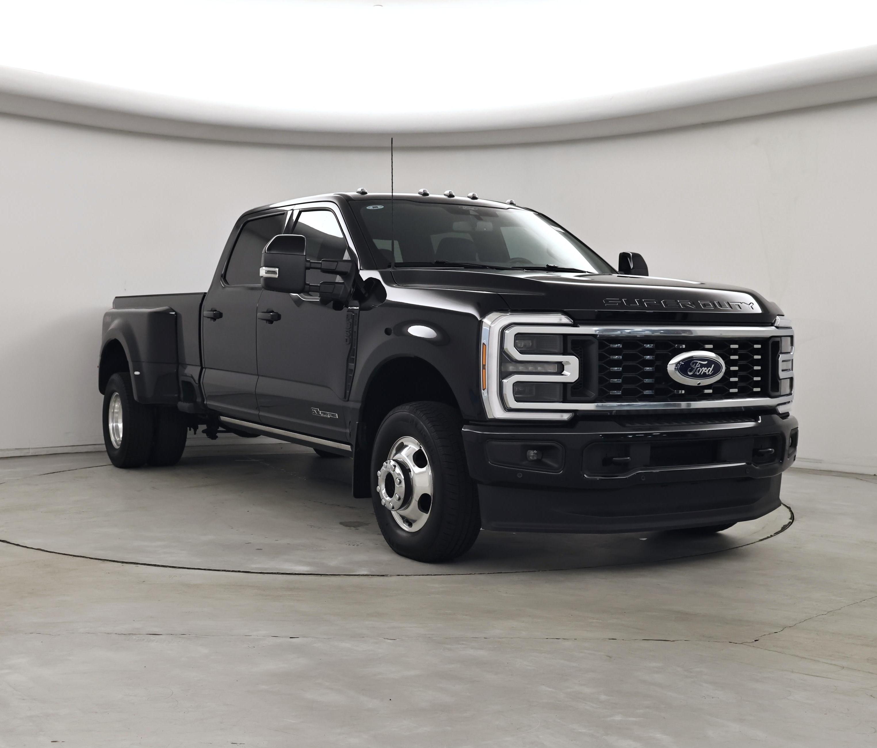 Black 2025 Ford F-350 Super Duty Pickup Truck Four-Wheel Drive Automatic