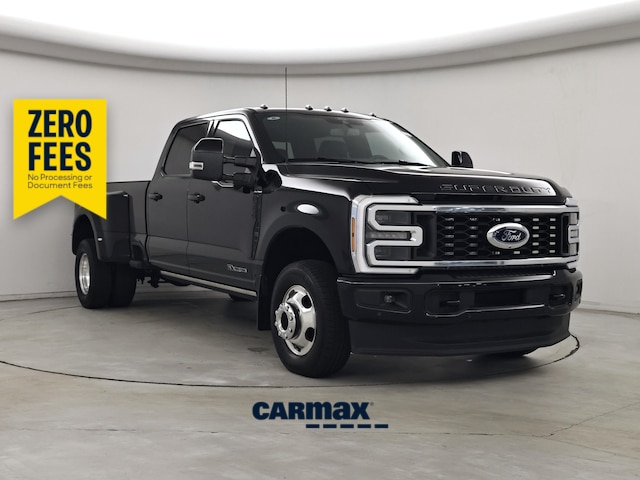 Black 2025 Ford F-350 Super Duty Pickup Truck Four-Wheel Drive Automatic