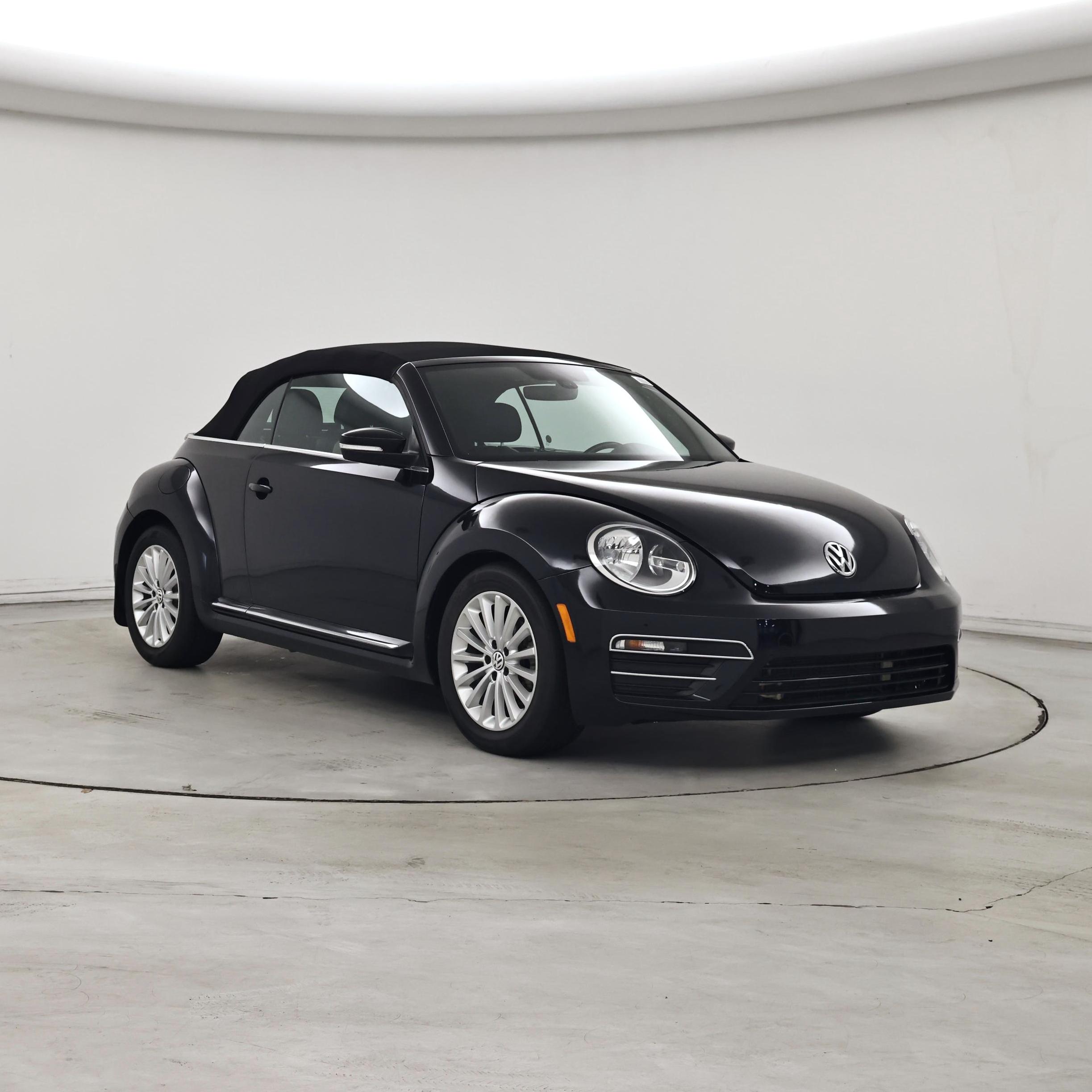 Black 2019 Volkswagen Beetle Convertible Front-Wheel Drive Automatic