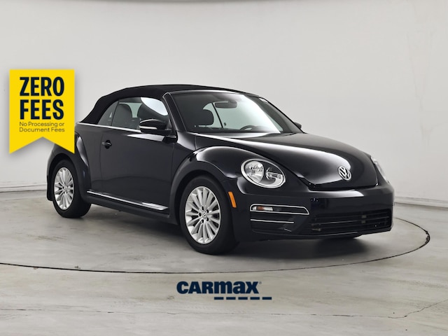 Black 2019 Volkswagen Beetle Convertible Front-Wheel Drive Automatic