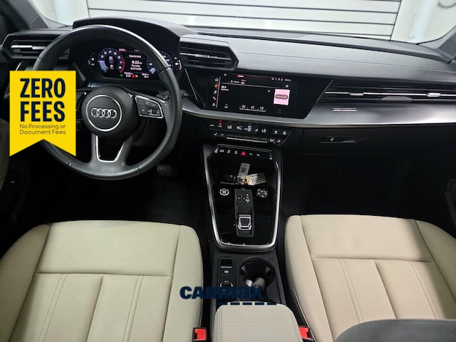 White 2024 Audi A3 Sedan Front-Wheel Drive Automatic