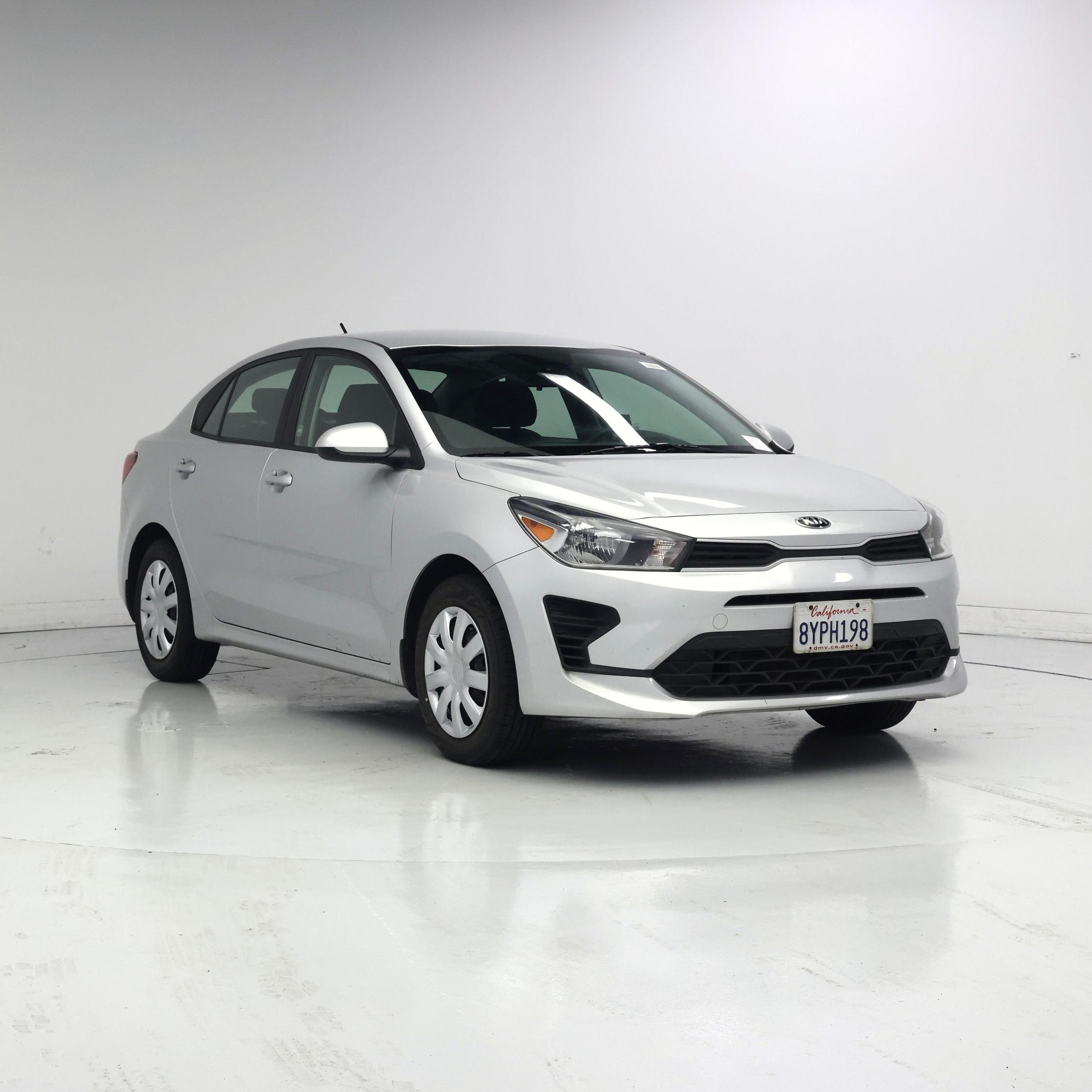 Silver 2021 Kia Rio Sedan Front-Wheel Drive Automatic
