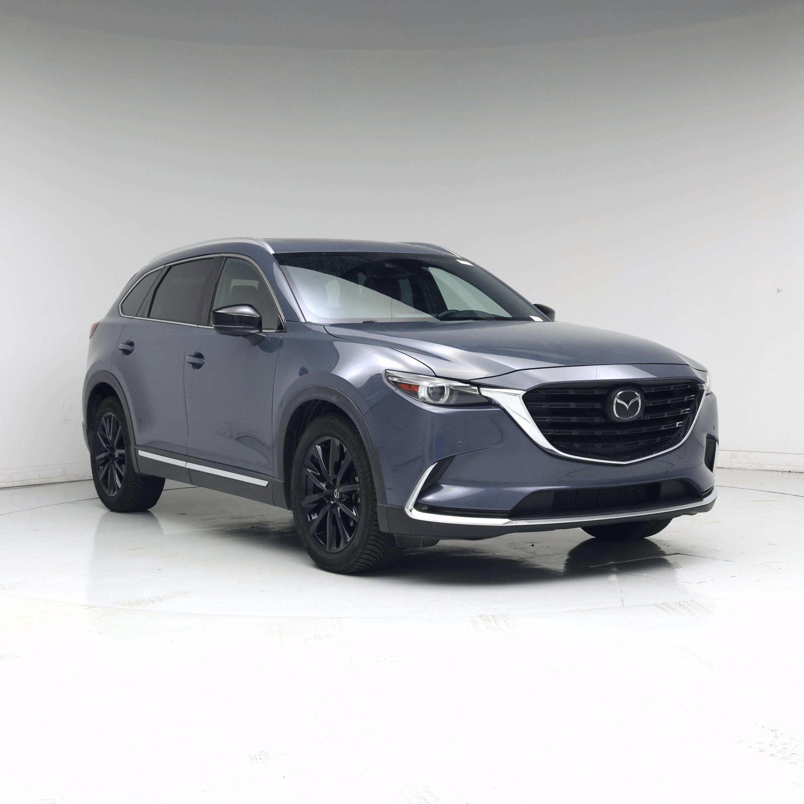 Blue 2021 Mazda CX-9 SUV / Crossover Front-Wheel Drive Automatic