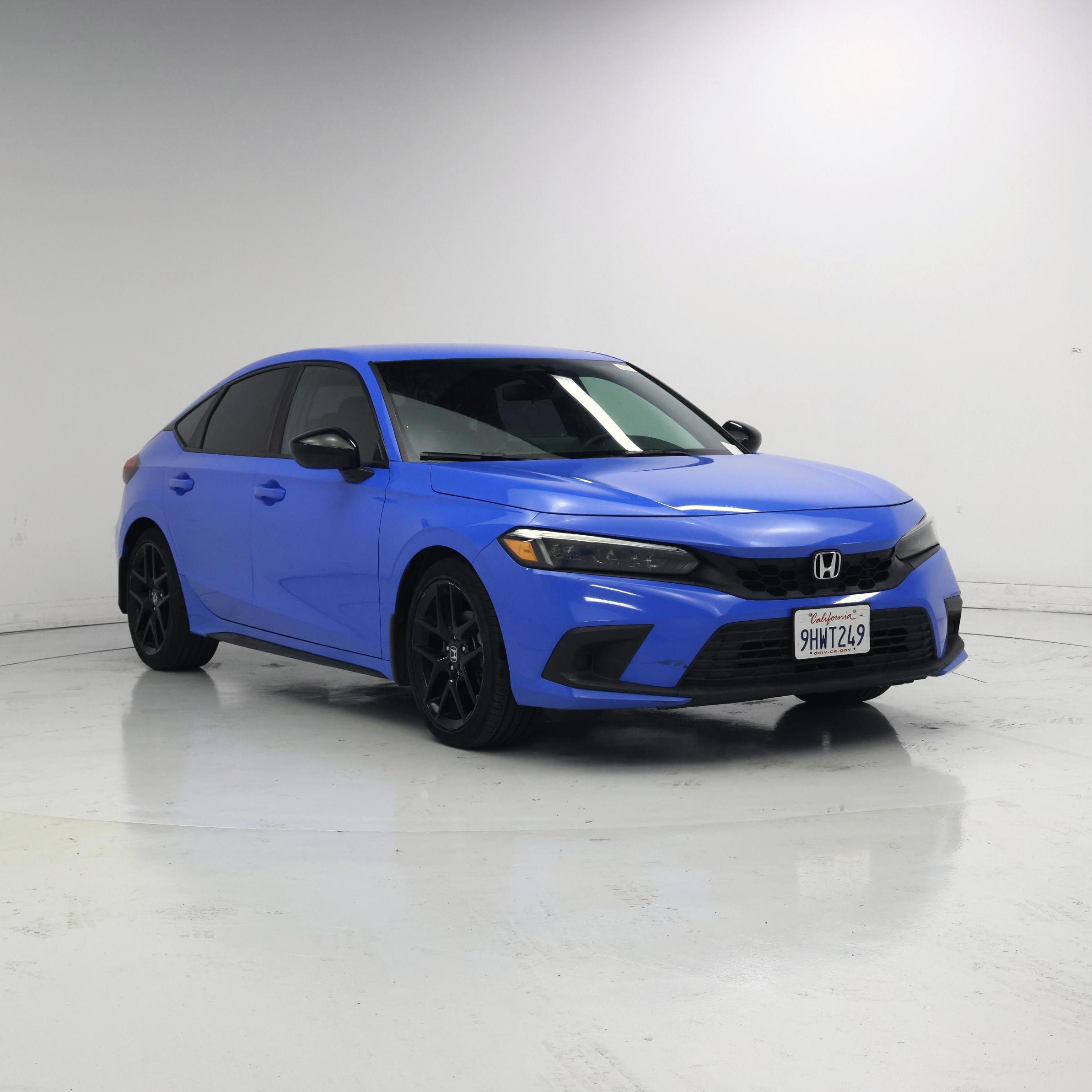 Blue 2023 Honda Civic Hatchback Hatchback Front-Wheel Drive Manual