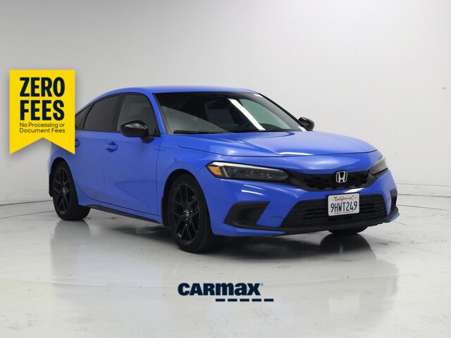 Blue 2023 Honda Civic Hatchback Hatchback Front-Wheel Drive Manual
