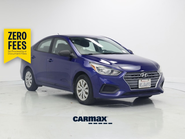 Blue 2019 Hyundai Accent Sedan Front-Wheel Drive Automatic