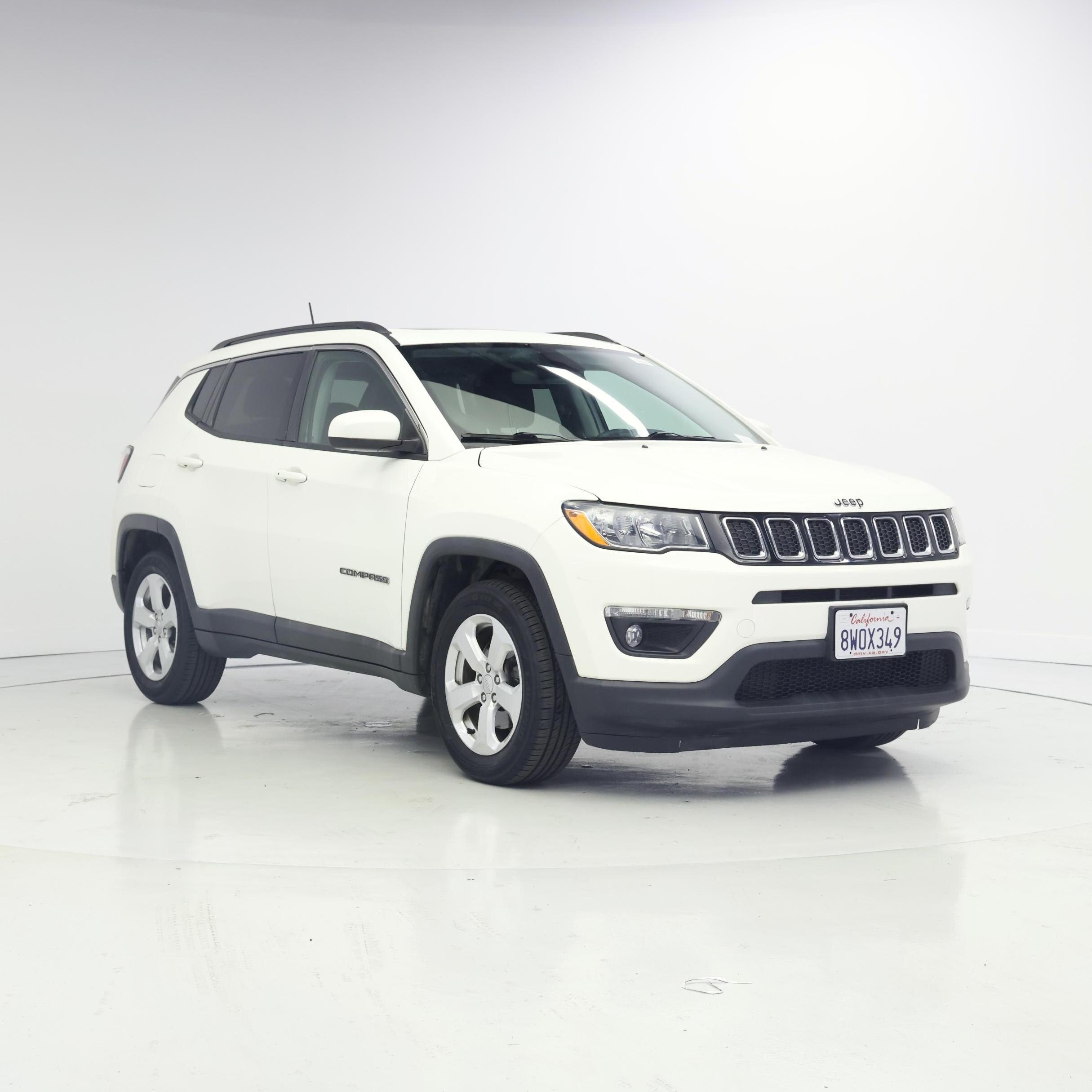 White 2021 Jeep Compass SUV / Crossover Front-Wheel Drive Automatic