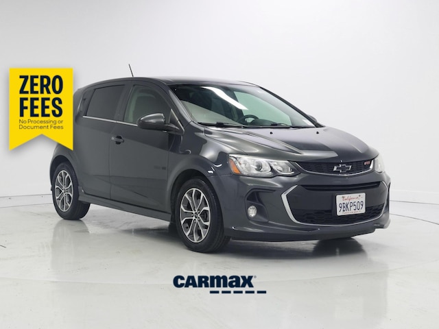 Black 2019 Chevrolet Sonic Hatchback Front-Wheel Drive Automatic