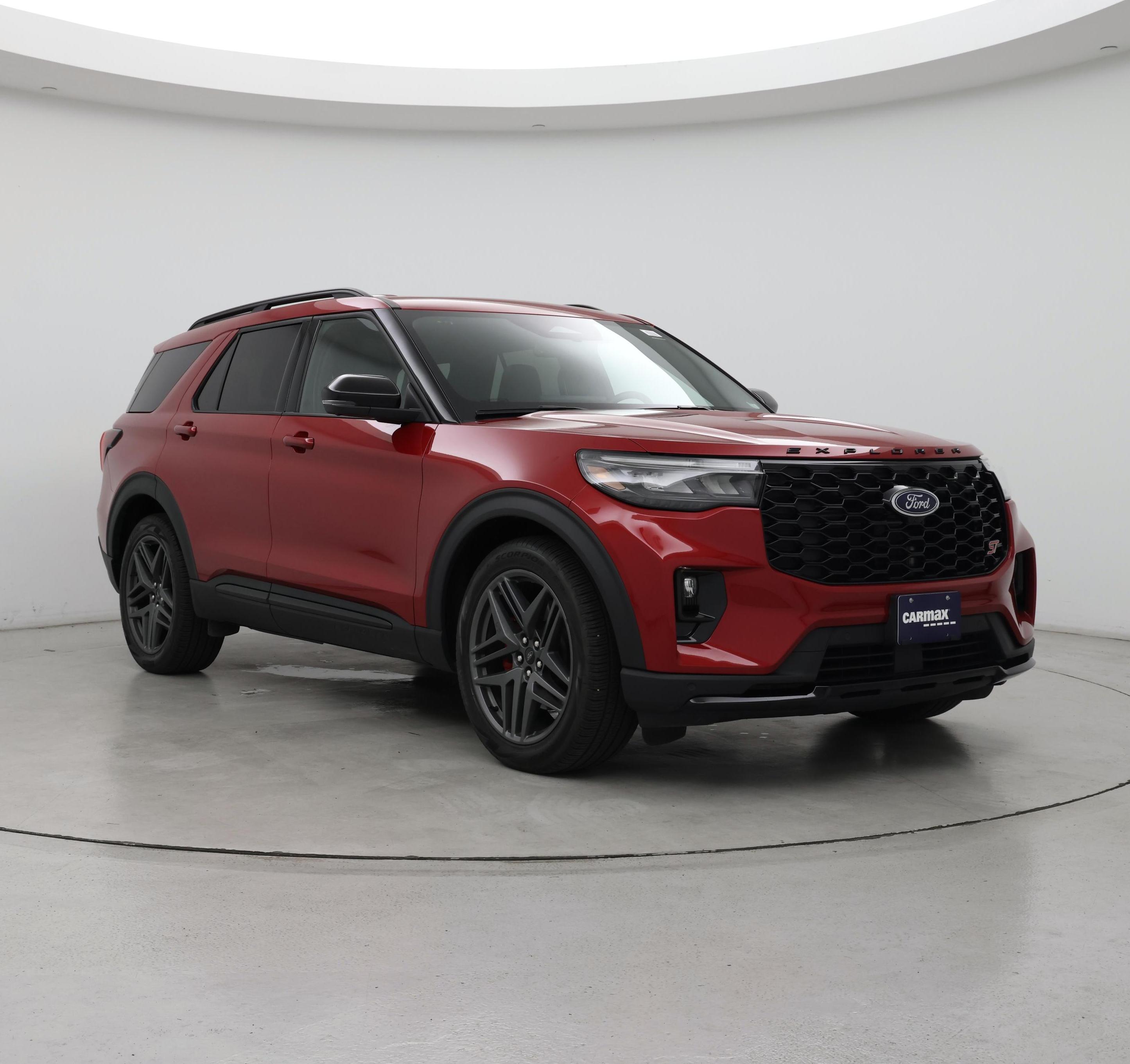 Red 2025 Ford Explorer SUV / Crossover All-Wheel Drive 10-Speed Automatic