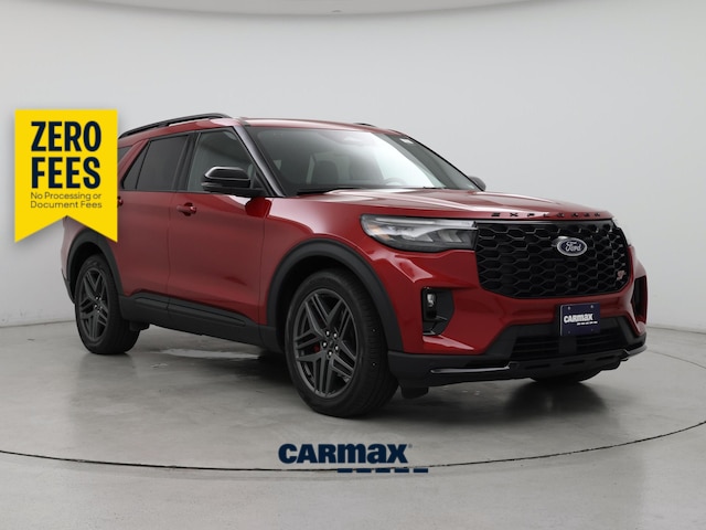Red 2025 Ford Explorer SUV / Crossover All-Wheel Drive 10-Speed Automatic