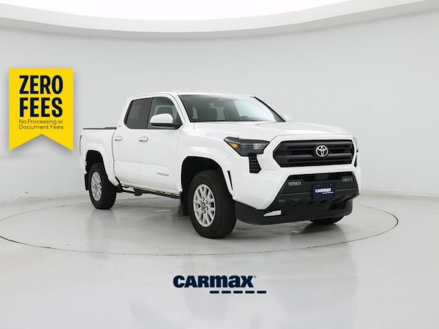 White 2025 Toyota Tacoma Pickup Truck Manual