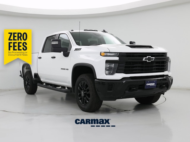 White 2025 Chevrolet Silverado 2500HD Pickup Truck Four-Wheel Drive Automatic