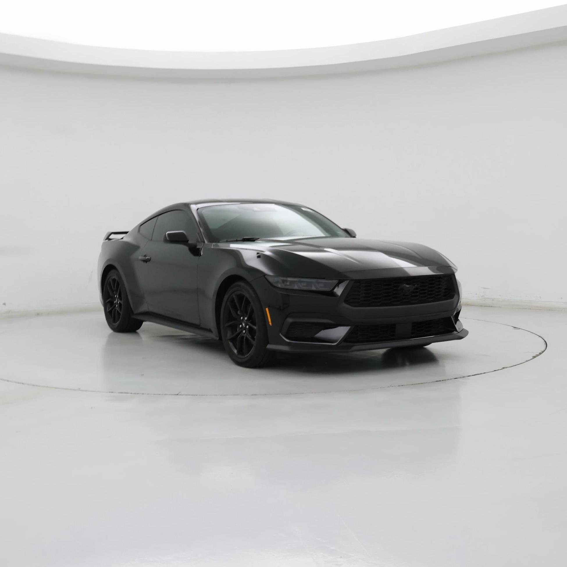 Black 2025 Ford Mustang Coupe Rear-Wheel Drive Automatic
