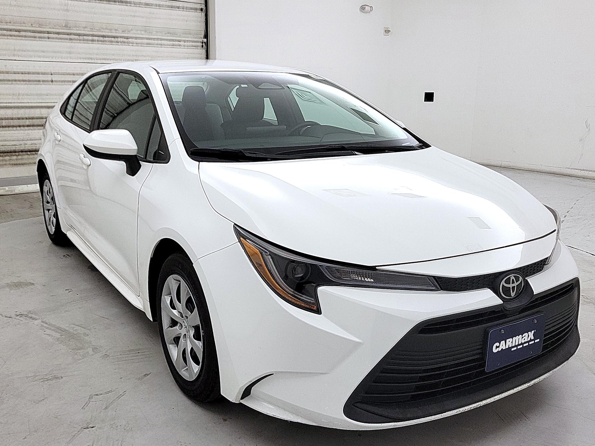 White 2023 Toyota Corolla Sedan Front-Wheel Drive Automatic